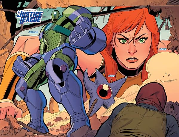 Interior preview page from Justice League Unlimited #17