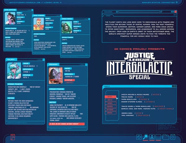 Interior preview page from Justice League Intergalactic Special #1