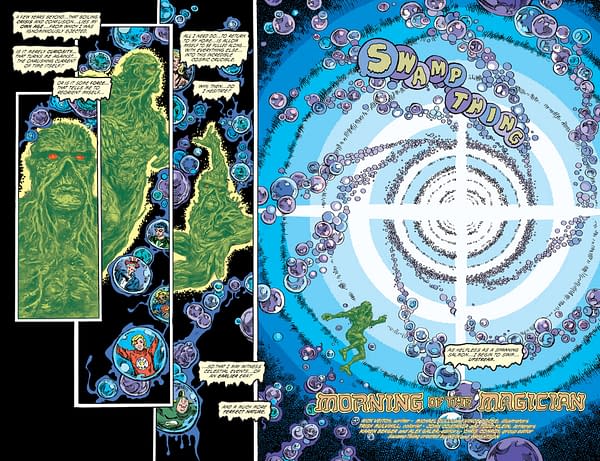 Interior preview page from Swamp Thing 1989 #1