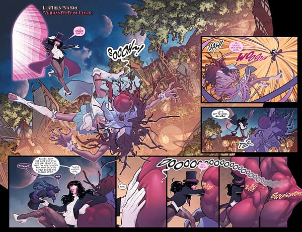 Interior preview page from Zatanna #1