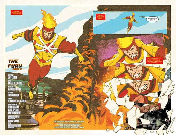 Interior preview page from Fury of Firestorm #2