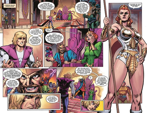 Interior preview page from HE-MAN AND THE MASTERS OF THE UNIVERSE #5 ANDWORLD DESIGN COVER