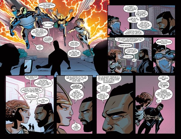 Interior preview page from POWERS 25 #9 JOSHUA REED COVER