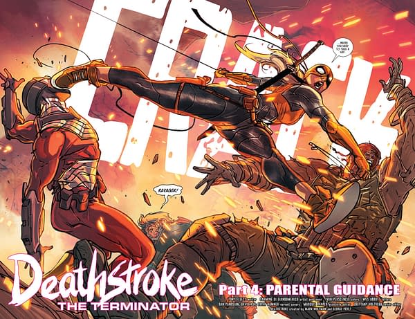 Interior preview page from Deathstroke: The Terminator #4