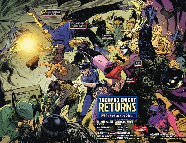Interior preview page from Harley Quinn #63