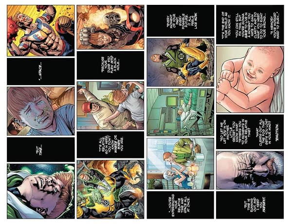 Interior preview page from Green Lantern Corps #17