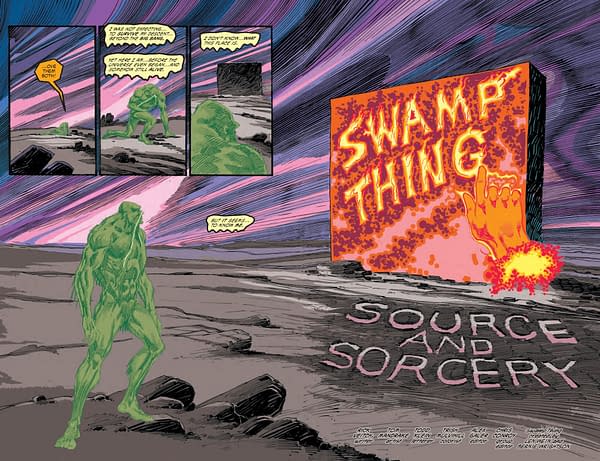 Interior preview page from Swamp Thing 1989 #3