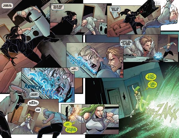 Interior preview page from Witchblade #22