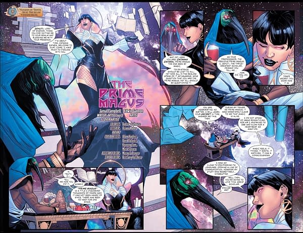 Interior preview page from Zatanna #4
