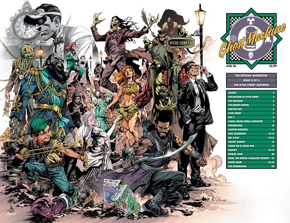 Cover image for Ghost Machine: The Official Guidebook #5