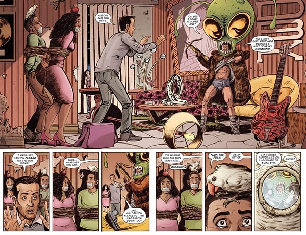 Interior preview page from AMERICAN CAPER #10 TYLER BOSS COVER
