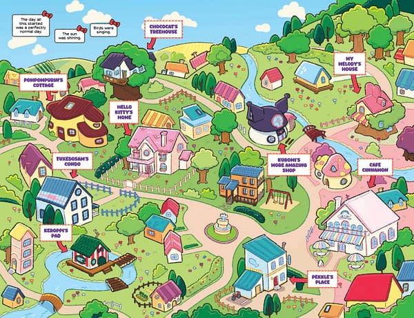 Interior preview page from HELLO KITTY AND FRIENDS: HELLO WORLD! #1 PAULINA GANUCHEAU COVER