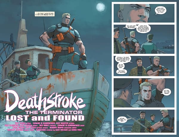 Interior preview page from Deathstroke: The Terminator #7