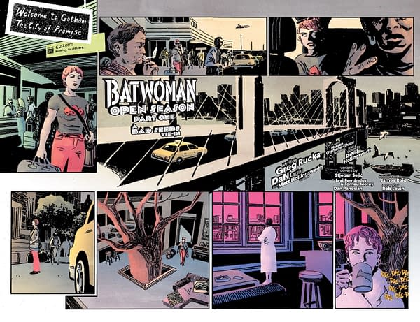 Interior preview page from Batwoman #7