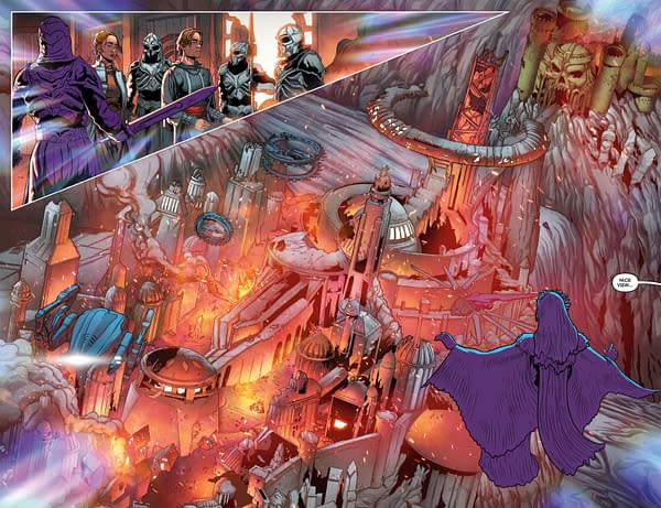Interior preview page from HE-MAN AND THE MASTERS OF THE UNIVERSE: THE WINGS OF FATE #3 WILL SLINEY COVER