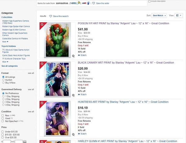 Artgerm Posters For Sale
