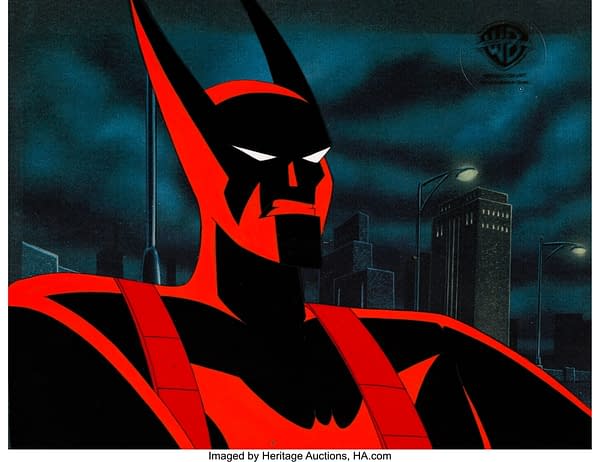 Batman Beyond Batman Production Cel. Credit: Heritage Auctions