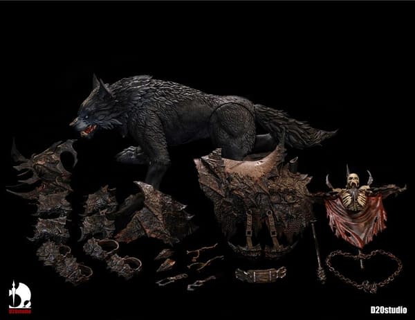 Your Figure Ride into Battle with A Giant Wolf Thanks to D20Studio