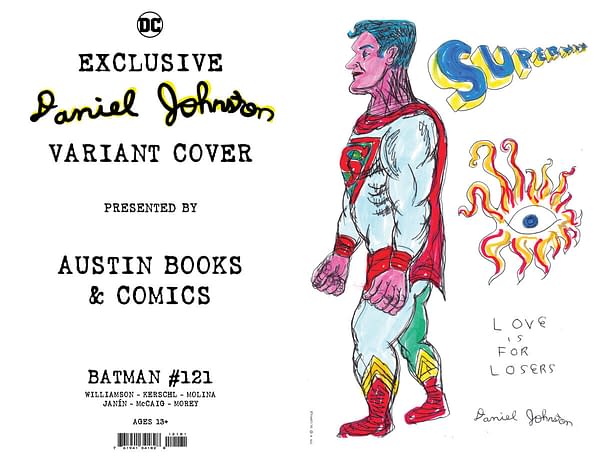 DC Comics To Issue Posthumous Daniel Johnston Covers For Batman #121