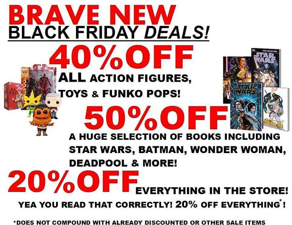 150 Comic Shops Running Black Friday Events Today…