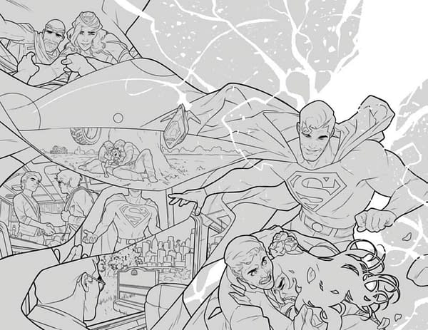 Jamal Campbell's Work In Progress For Superman #1