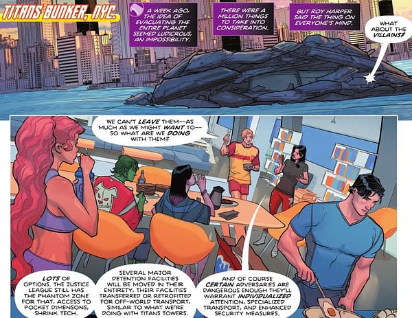 When Everyone Is An Asylum Seeker For DC's K.O. And Titans #29