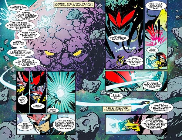 Improbable Previews: Richard Rider Returns In Nova #1
