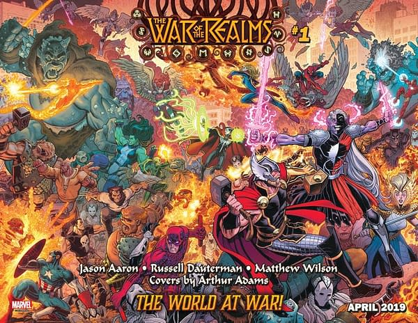War Of Realms #1 Jumps From $4.99 to $5.99 &#8211; and All the Tiered Cover Ratios