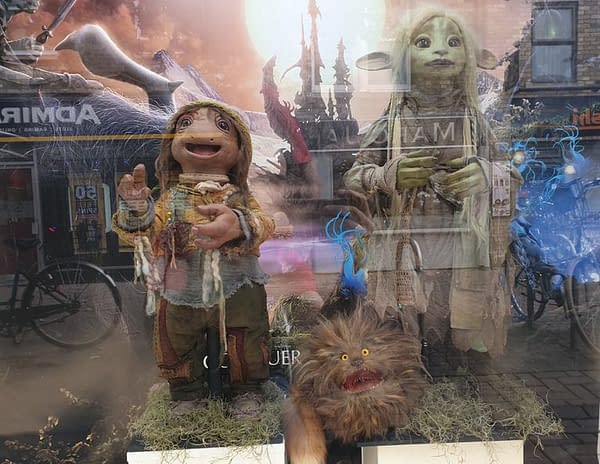 Forbidden Planet Comic Stores in the UK Get Actual Dark Crystal Puppet Window Displays