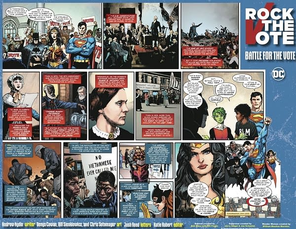 Representative John Lewis - DC Rocks The Vote In This Week's Comics