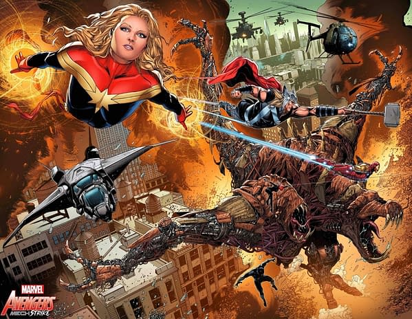 Ahead Of Transformers/X-Men, Marvel Publishes Avengers: Mech Strike