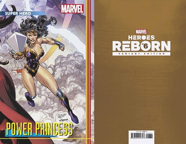 Cover image for HEROES REBORN #6 (OF 7) BAGLEY CONNECTING TRADING CARD VAR
