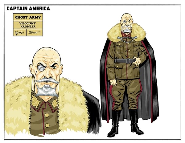 Captain America: The Ghost Army: Scholastic Previews Character Art