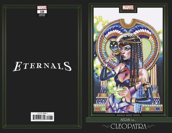 Cover image for ETERNALS 10 GONZALES WOMEN'S HISTORY VARIANT