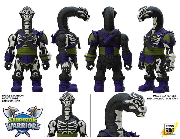 Boss Fight Studio Debuts Saurozoic Warriors Night Lands Exclusive 