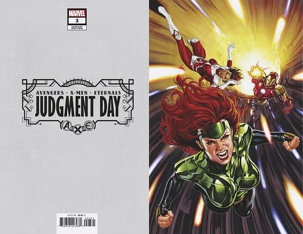 Cover image for A.X.E.: JUDGMENT DAY 3 BROOKS VIRGIN VARIANT [AXE]