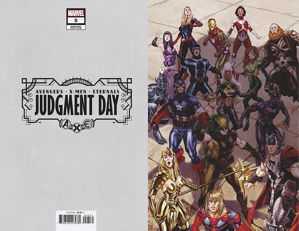 Cover image for AX: JUDGMENT DAY 5 BROOKS VIRGIN VARIANT [AXE]