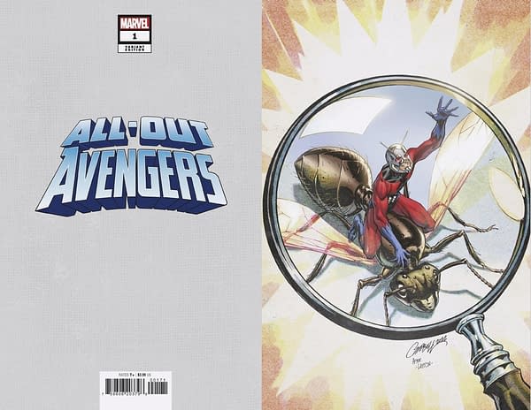 Cover image for ALL-OUT AVENGERS 1 JS CAMPBELL VIRGIN VARIANT