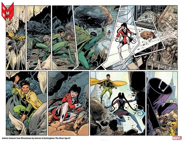 Compare How Mark Buckingham Has Redrawn Miracleman Silver Age