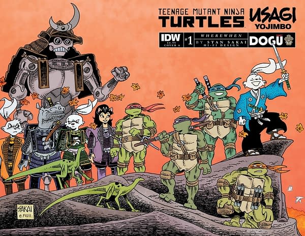 Cover image for Teenage Mutant Ninja Turtles/Usagi Yojimbo Wherewhen #1