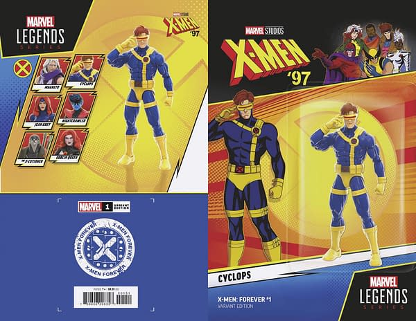 Cover image for X-MEN: FOREVER #1 X-MEN 97 CYCLOPS ACTION FIGURE VARIANT [FHX]