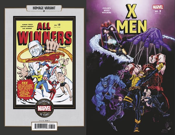 Cover art for X-MEN #3 JOELLE JONES MARVEL 85TH ANNIVERSARY HOMAGE VARIANT