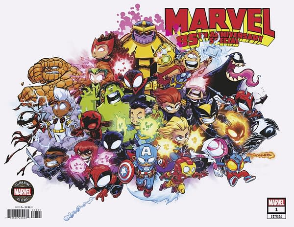 Cover image for MARVEL 85TH ANNIVERSARY SPECIAL #1 SKOTTIE YOUNG WRAPAROUND VARIANT