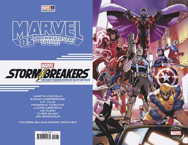 Cover image for MARVEL 85TH ANNIVERSARY SPECIAL #1 STORMBREAKERS JAM VARIANT