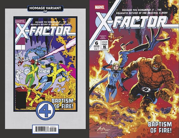 Cover image for X-FACTOR #6 RAFAEL ALBUQUERQUE FANTASTIC FOUR HOMAGE VARIANT