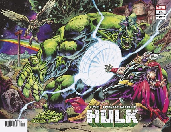 Cover image for INCREDIBLE HULK #25 NIC KLEIN IMPOSSIBLE MAN POP-UP WRAPAROUND VARIANT