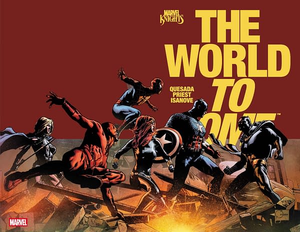 Cover image for MARVEL KNIGHTS: THE WORLD TO COME #4 JOE QUESADA COVER