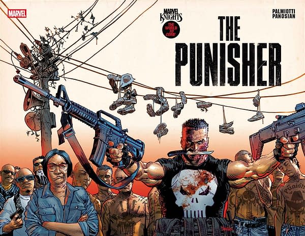 Cover image for MARVEL KNIGHTS: PUNISHER #4 DAN PANOSIAN COVER