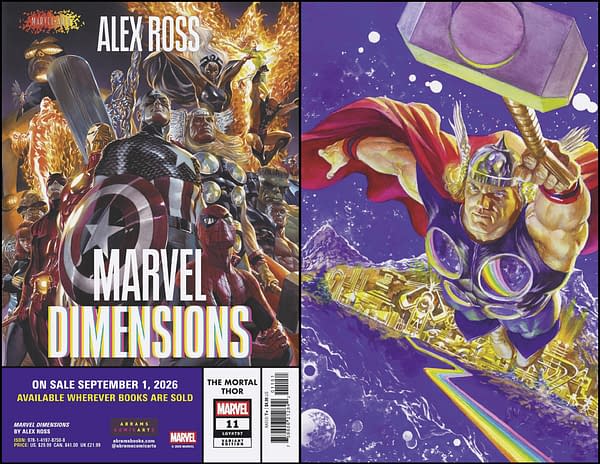 Cover image for MORTAL THOR #11 ALEX ROSS MARVEL DIMENSIONS VARIANT