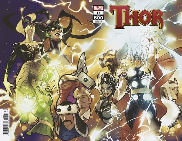 Cover image for THOR #800 PABLO VILLALOBOS WRAPAROUND 800 CELEBRATION VARIANT